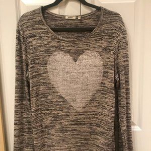 dylan Heart Sweater